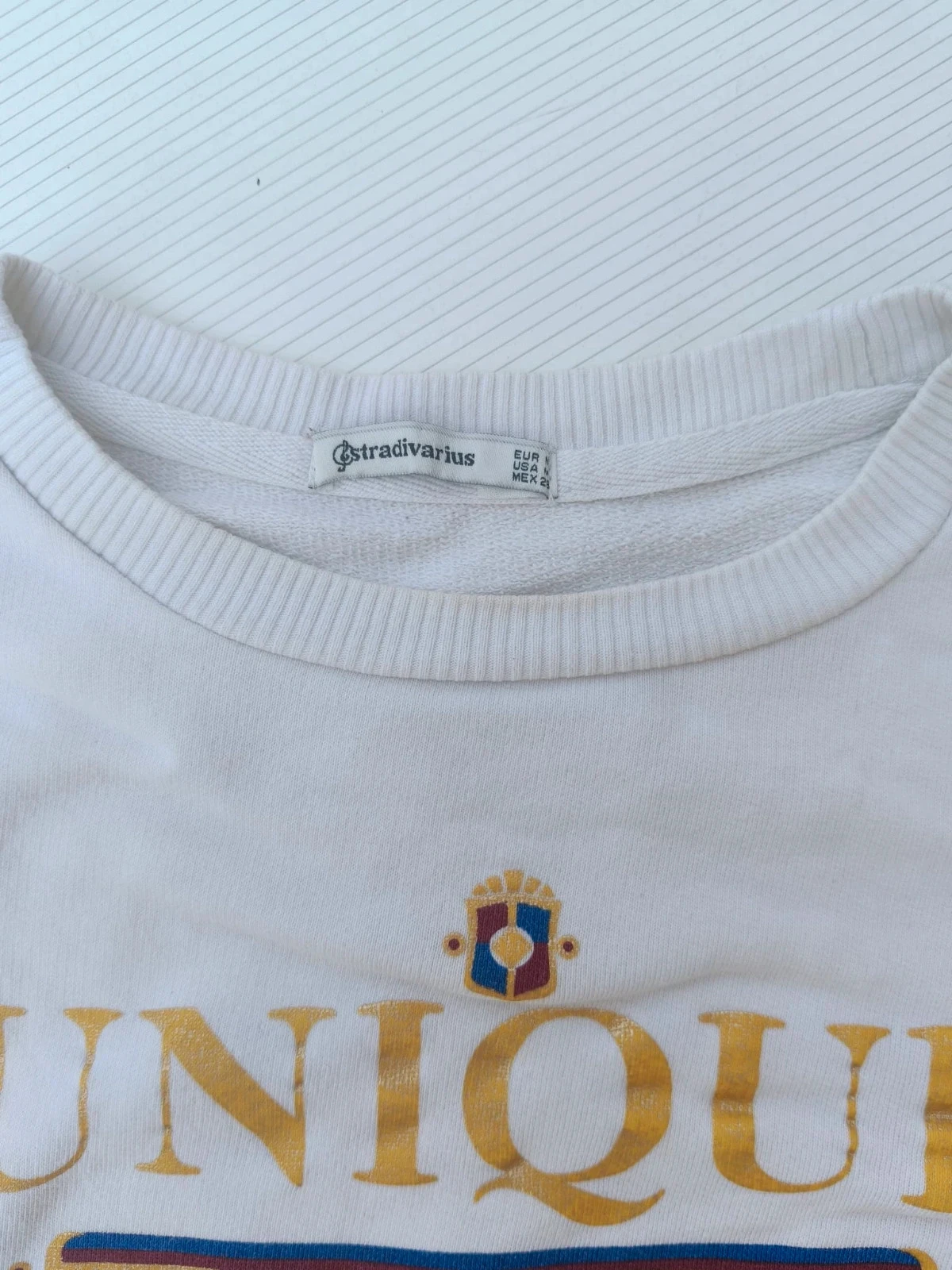 Sudadera Blanca - Stradivarius 💜 – photo 4